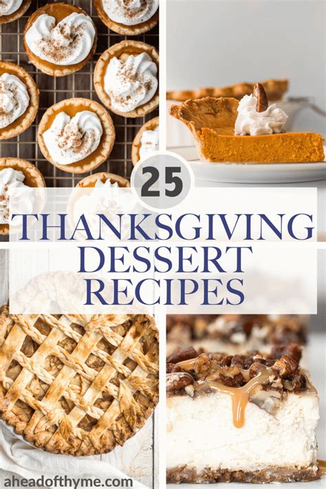 25 best thanksgiving dessert recipes ahead of thyme