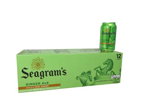 Fresh 12 Pk Seagrams Ginger Ale Soda Emporium