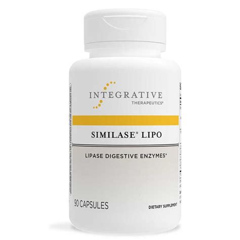 Similase Lipo Lipase Digestive Enzymes Integrative Therapeutics