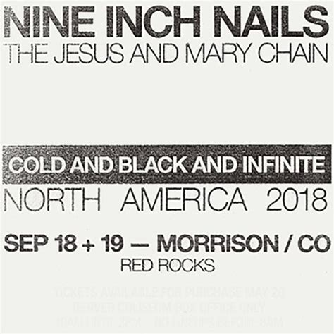 nine inch nails red rocks entertainment concerts