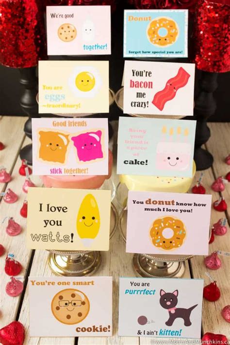 Punny Valentines Free Printables Moms And Munchkins