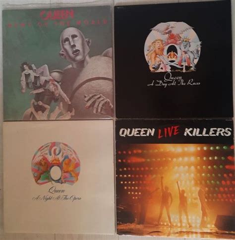 Queen 4 Great Albums On Vinyl By Queen Multiple Titles Catawiki
