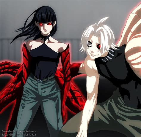 Here are 10 characters with hidden details about them that an often forgotten detail in the tokyo ghoul series is that yomo is related to both touka and ayato. TG :re - Kurona and Takizawa by AnimeFanNo1 on DeviantArt