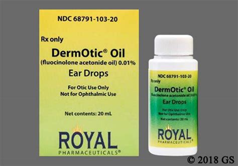 Dermotic Oil 001 Ear Drops 20 Ml Oil 120886