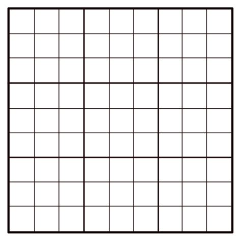 File 9x9 Empty Sudoku Grid Svg Wikimedia Commons Printable Sudoku