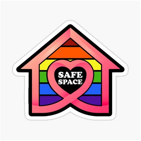 LGBTQ Plus Sign Safe Space Equality Sticker For Sale By Aronia Redbubble