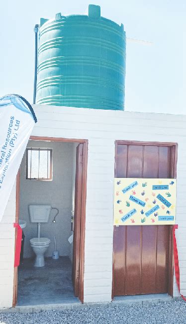 Drc Community Project Gets Flush Toilets The Namibian
