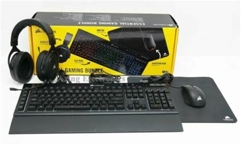 Corsair Essential Ch 9206215 Na Wired Gaming Keyboard Bundle For Sale