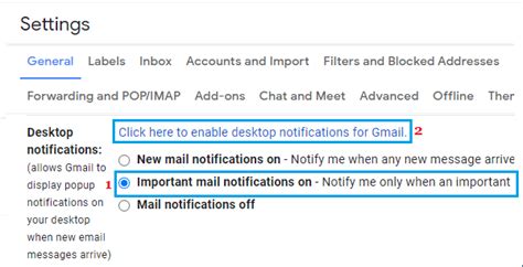 Enable Gmail Notifications On Windows Computer And Mac