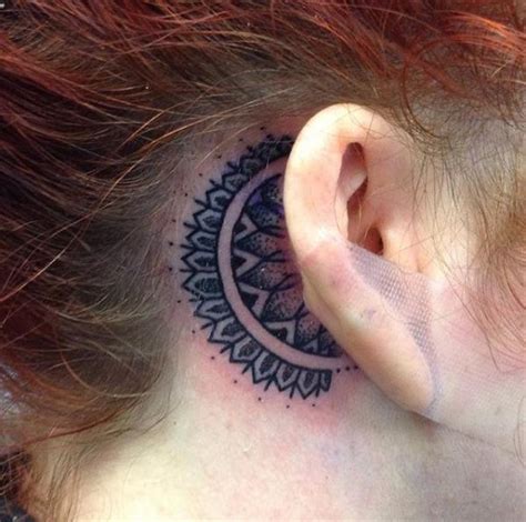 Ear Mandala Rites Of Passage Tattoo