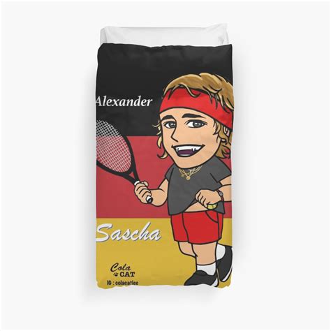Hier bekommt ihr rund um die uhr news aus deutschland und der welt · impressum: "Cute Sascha Alexander Zverev" Duvet Cover by Colacatlee ...