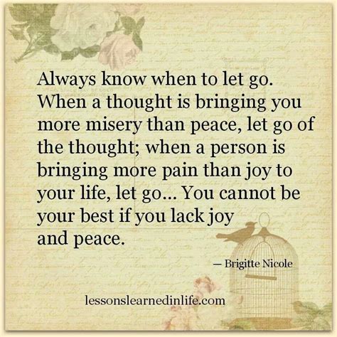 Lessons Learned In Life When To Let Go Lessons Learned In Life Words
