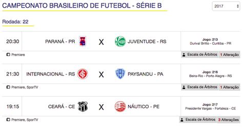 O campeonato brasileiro da série b é equivalente a segunda divisão do campeonato brasileiro de futebol. Confira quais os jogos que acontecem hoje do Campeonato ...
