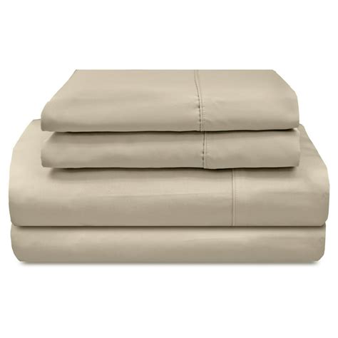 800 Thread Count Solid Sateen Egyptian Cotton Sheet Set By Veratex