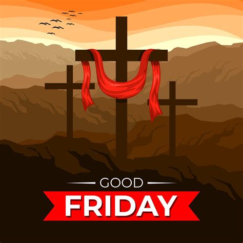 Good Friday Illustration With Crosses 2195755 Vector Art At Vecteezy