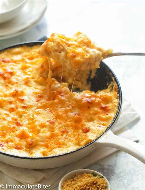 According to the chicago tribune, a significant aspect of the appeal of mac and cheese is the fact that it's so inexpensive to make and that the demand for cheap food has been a longstanding quest of the american food system.with so many prepared mac and cheese brands on the market. Southern Baked Mac and Cheese - Immaculate Bites