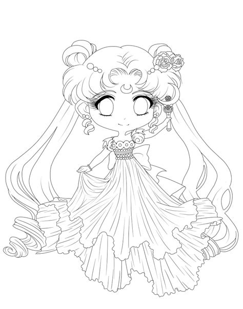 Queen Serenity Coloring Pages At Free Printable