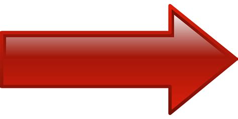 Derecho Flecha Rojo Gráficos Vectoriales Gratis En Pixabay Pixabay