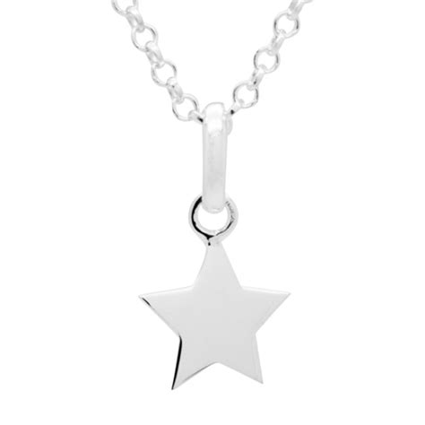 Silver Star Pendant Gold And Silver Necklaces Suay Design