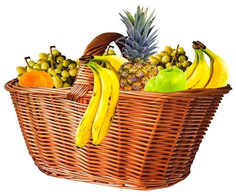 Mix Fruits Basket Transparent Png Png Mart