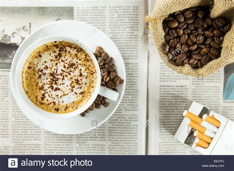 Coffee Cigarettes Stock Photos & Coffee Cigarettes Stock Images - Alamy