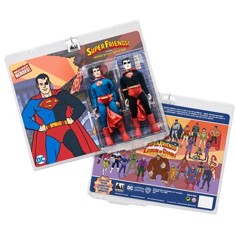 Super Friends 8 Inch Retro Action Figures Universe Of Evil Two Pack