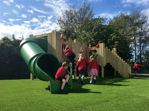 Playground Equipment In Warwickshire Pentagon Play
