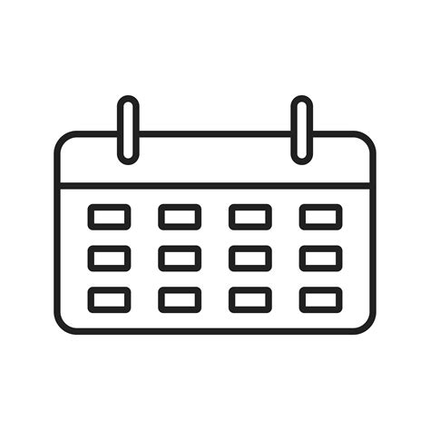 Calendar Black Icon Customize And Print