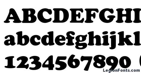 Шрифт Cooper Black Cyrillic скачать бесплатно Legionfonts