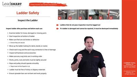 Safety On Demand Ladders Basic Leadsmart Training Solutions Inc