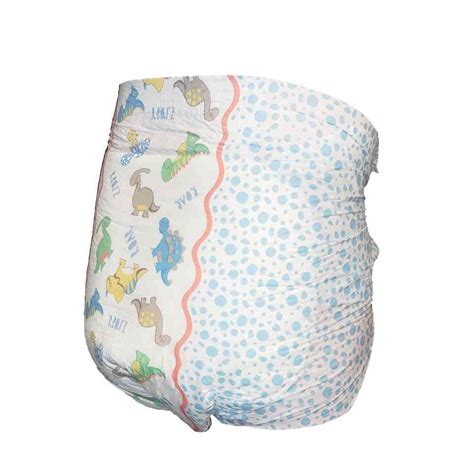 Cute Dinosaur Style Soft Surface Layer Adult Baby Diaper