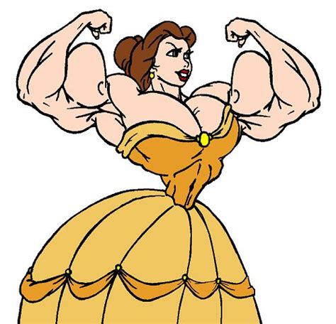 Female Muscle Arm Cartoon