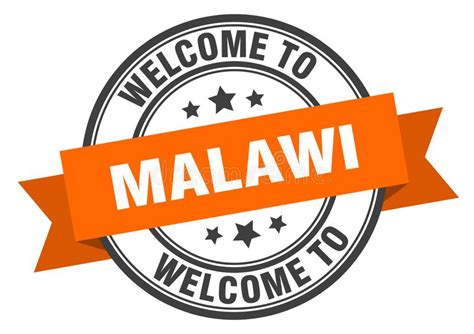 Welcome To Malawi Welcome To Malawi Isolated Stamp Stock Vector