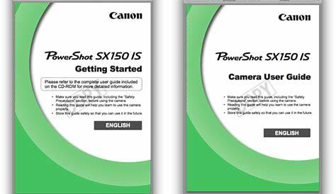 Canon PowerShot SX150 IS Manuals – Getting Started | Camer… | Flickr