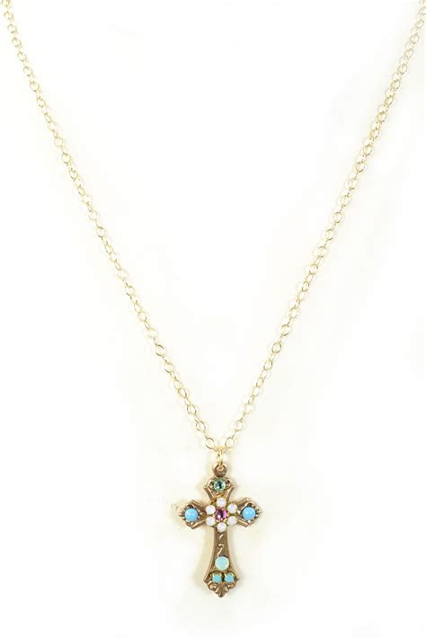 Shop.alwaysreview.com has been visited by 1m+ users in the past month Multi colored pastels Swarovski crystal encrusted Cross ...