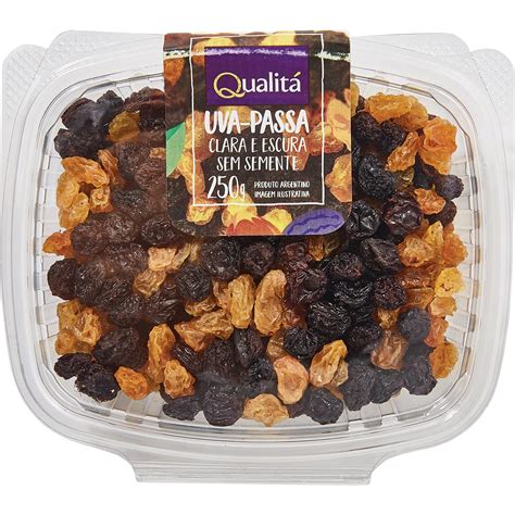 Mix Uvas Passas QualitÁ 250g Pão De Açúcar