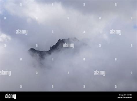 Cloudscape In The Alps Stock Photo Alamy