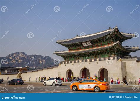 Gyeongbokgung Palace Gate Editorial Photo Image Of South 83792331