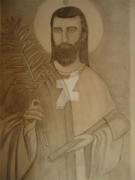 San Judas Tadeo Dibujo A Lapiz By Jctolentino91 On Deviantart