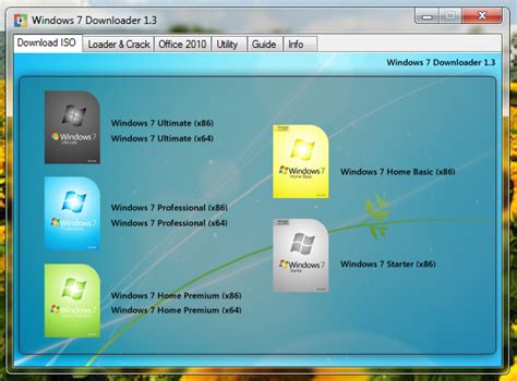 Syn Design Windows 7 Downloader Scaricare Tutte Le Iso Di Windows Seven