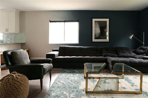 Paint color ideas living room accent wall hom furniture via. Add Drama to Your Home With Dark, Moody Colors | HGTV's ...