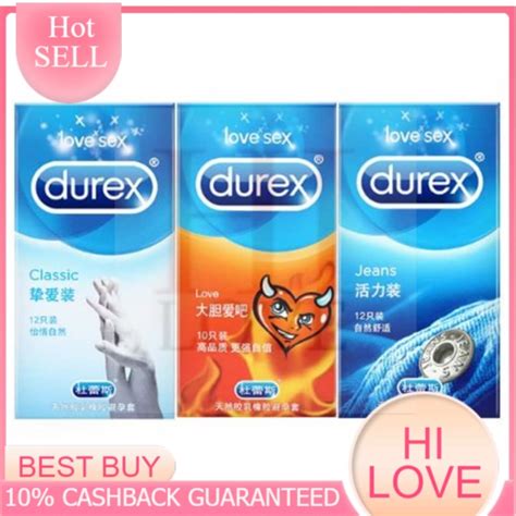 🔥best Buy🔥⚡️ready Stock⚡️ Durex Classic 12s Durex Love Sex 10s Durex
