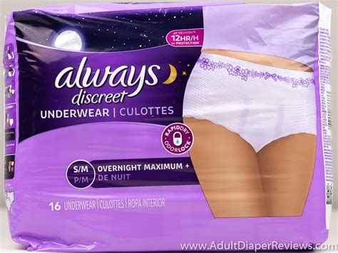 Always Discreet Overnight Maximum Underwear Pictures