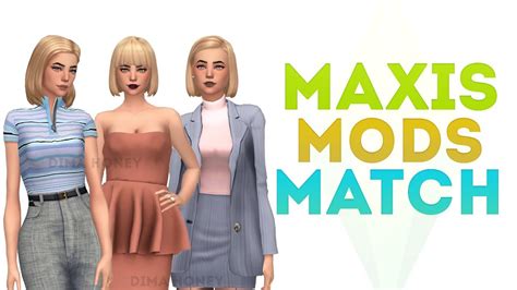 Mods Cc Maxis Match Pack Folder Download Free The Sims 4 Youtube