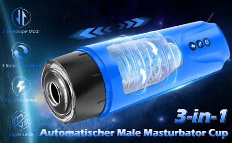 elektrischer masturbieren für männer kelesta masturbator handfrei cup mit 7 modi
