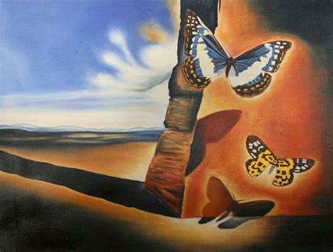 Landscape With Butterflies 1956 By The Surrealist Painter Salvador