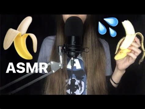 Asmr Eating Banana Yummy Tingles Mouth Sounds Youtube