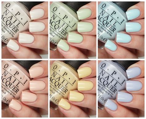 Opi Spring Soft Shades Collection Cosmetic Sanctuary