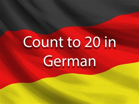 How To Count To 20 In German 1 Step With Pictures