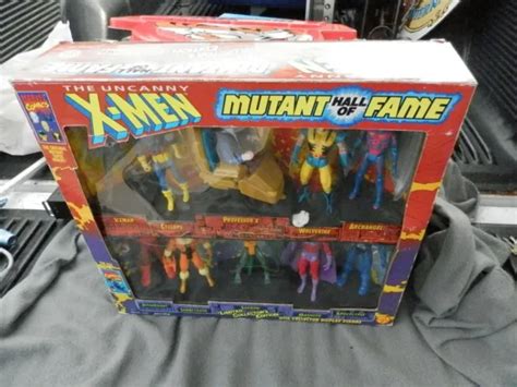 Vintage Toy Biz The Uncanny X Men Mutant Hall Of Fame Figure Set Nib